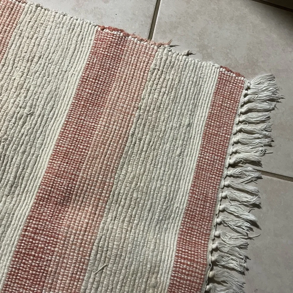 Small Heart shaped designs Area rug, Firm Price!